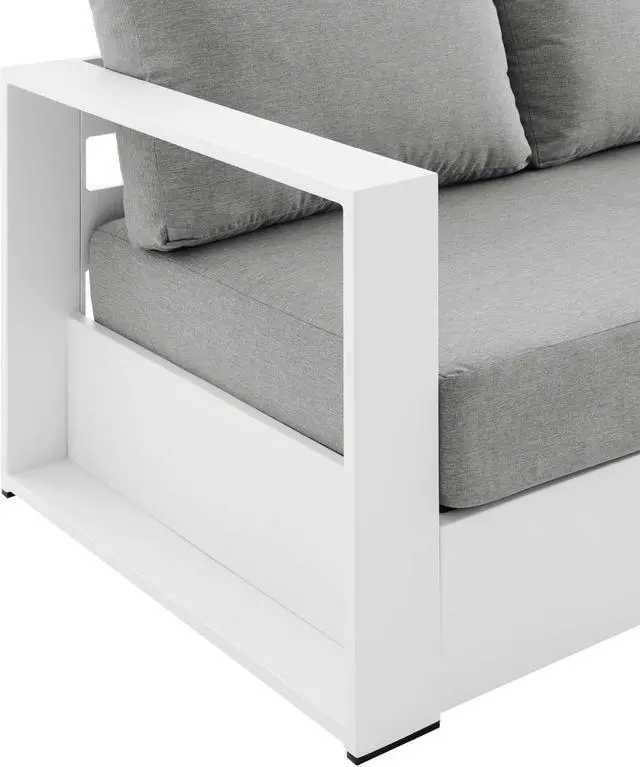 Alt view image 4 of 4 - Tahoe Outdoor Patio Powder-Coated Aluminum Sofa