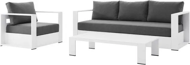 Main image of Tahoe Outdoor Patio Powder-Coated Aluminum 3-Piece Set