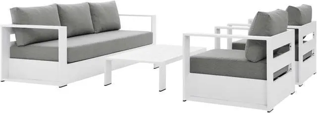 Main image of Tahoe Outdoor Patio Powder-Coated Aluminum 4-Piece Set