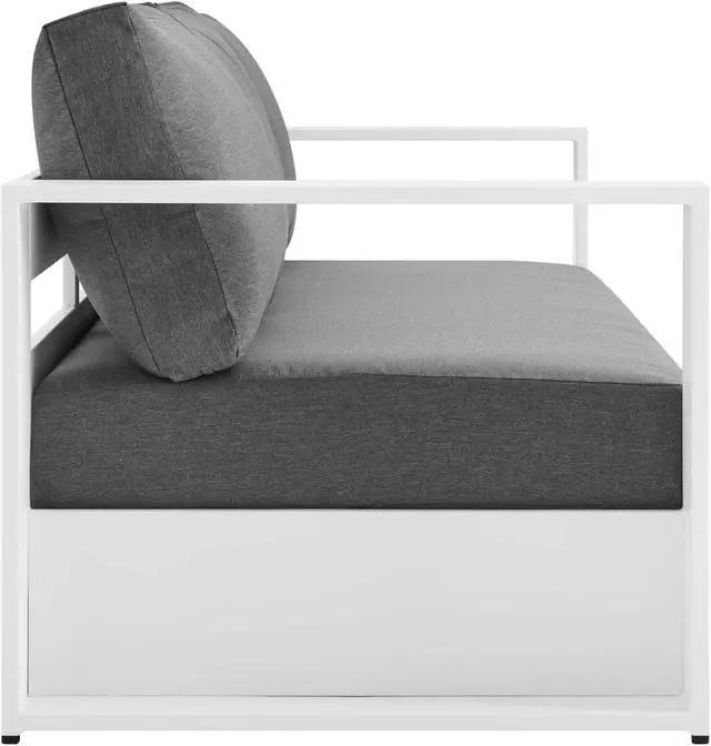 Alt view image 3 of 4 - Tahoe Outdoor Patio Powder-Coated Aluminum 2-Piece Set