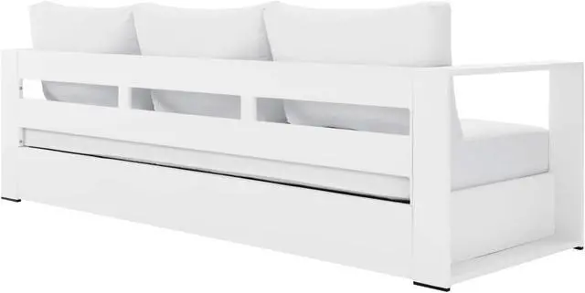 Alt view image 4 of 4 - Tahoe Outdoor Patio Powder-Coated Aluminum 2-Piece Set