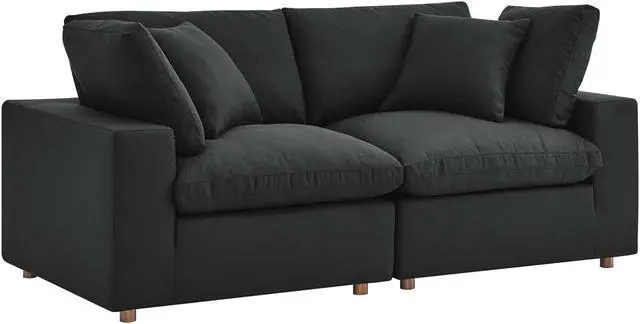 Main image of Commix Down Filled Overstuffed 2 Piece Sectional Sofa Set