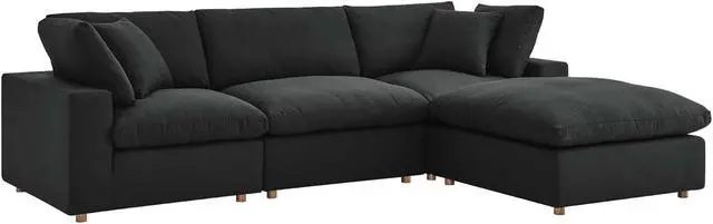 Main image of Commix Down Filled Overstuffed 4 Piece Sectional Sofa Set