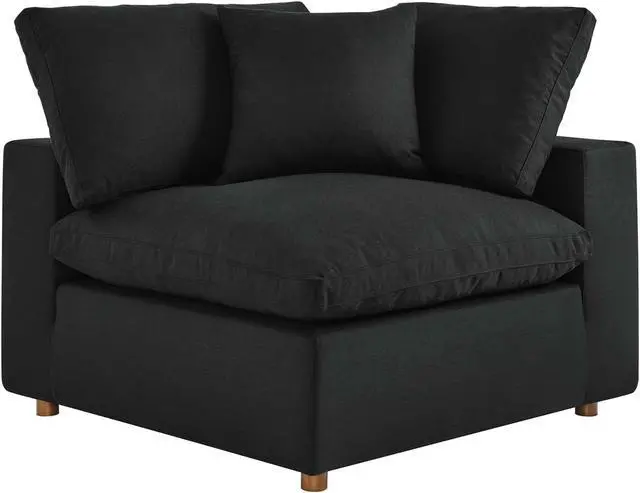 Alt view image 2 of 13 - Commix Down Filled Overstuffed 4 Piece Sectional Sofa Set