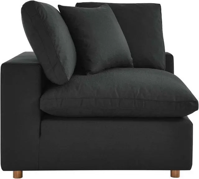 Alt view image 4 of 13 - Commix Down Filled Overstuffed 4 Piece Sectional Sofa Set