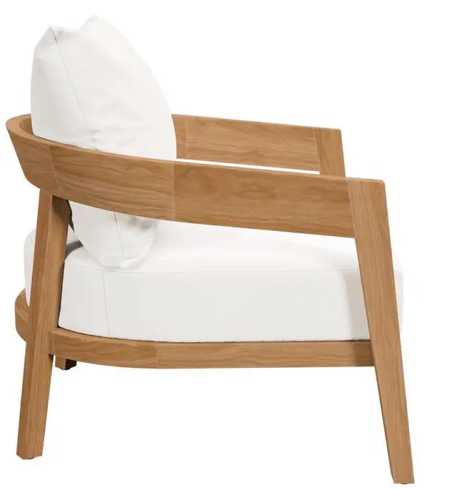 Alt view image 2 of 6 - Brisbane Teak Wood Outdoor Patio Armchair