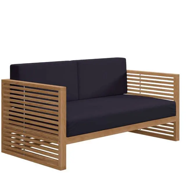 Main image of Carlsbad Teak Wood Outdoor Patio Loveseat