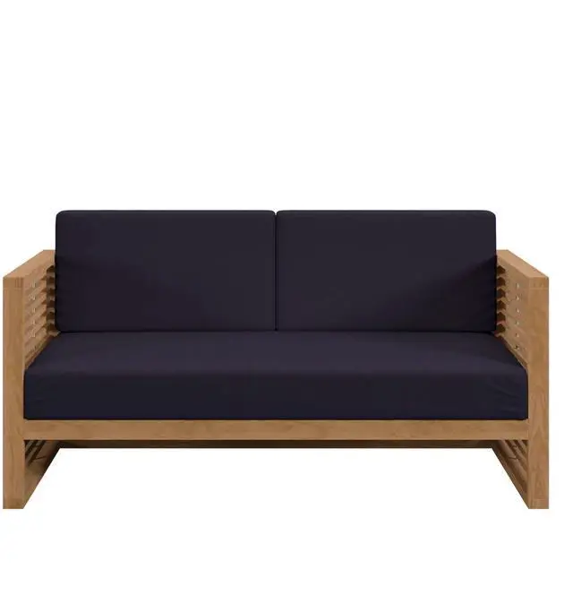 Alt view image 4 of 6 - Carlsbad Teak Wood Outdoor Patio Loveseat