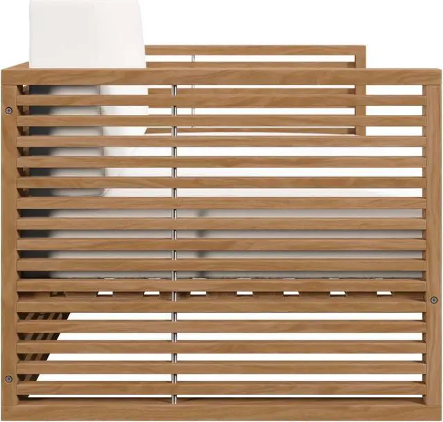 Alt view image 2 of 6 - Carlsbad Teak Wood Outdoor Patio Loveseat
