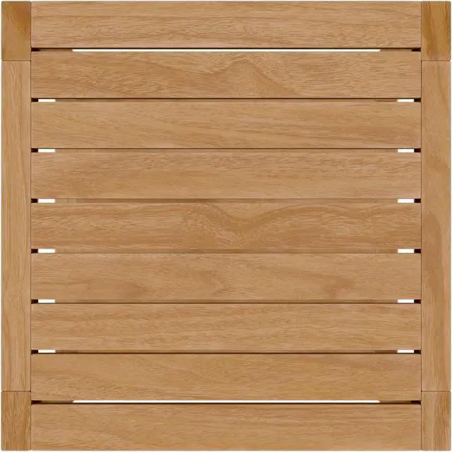 Alt view image 4 of 6 - Carlsbad Teak Wood Outdoor Patio Side Table