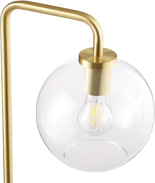 Alt view image 6 of 6 - Silo Glass Globe Glass and Metal Floor Lamp