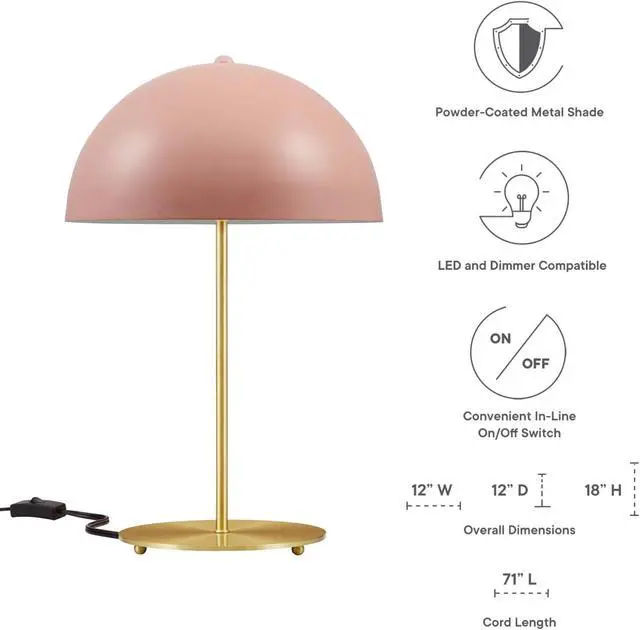 Alt view image 2 of 6 - Ideal Metal Table Lamp