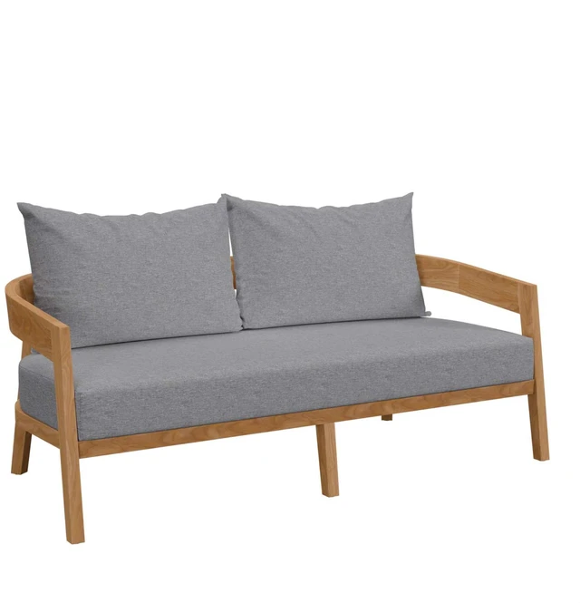 Alt view image 3 of 13 - Brisbane 6-Piece Teak Wood Outdoor Patio Outdoor Patio Set