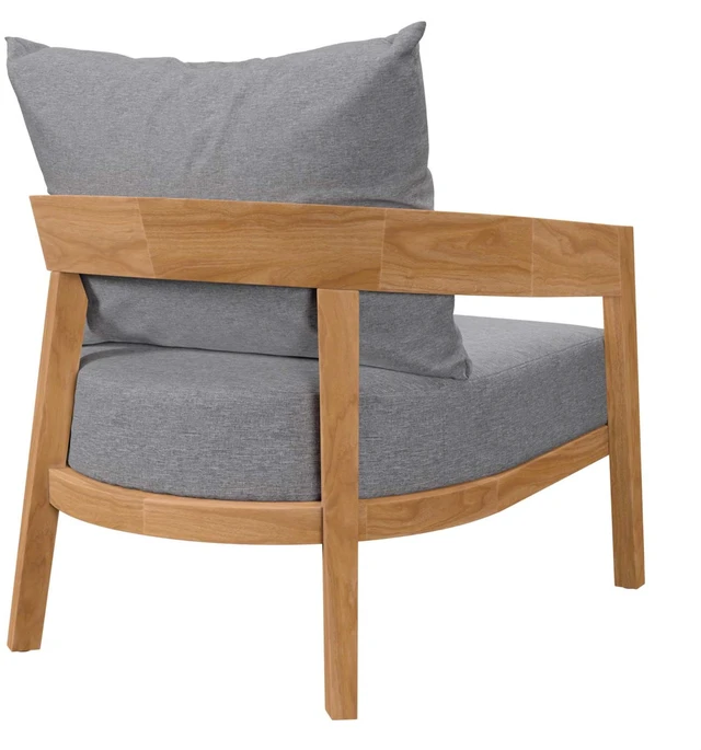 Alt view image 6 of 13 - Brisbane 6-Piece Teak Wood Outdoor Patio Outdoor Patio Set