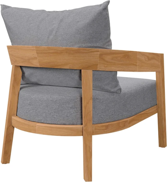 Alt view image 5 of 13 - Brisbane 3-Piece Teak Wood Outdoor Patio Outdoor Patio Set