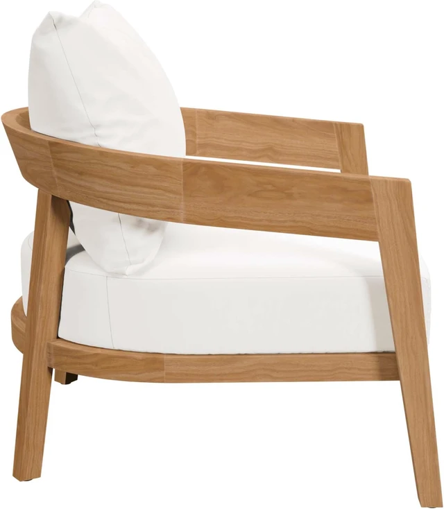Alt view image 3 of 13 - Brisbane 3-Piece Teak Wood Outdoor Patio Outdoor Patio Set