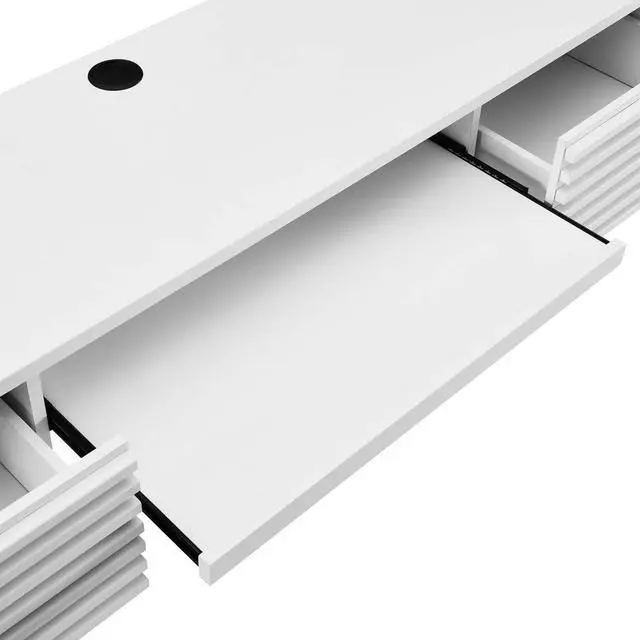 Alt view image 5 of 6 - Render Wall Mount Wood Office Desk