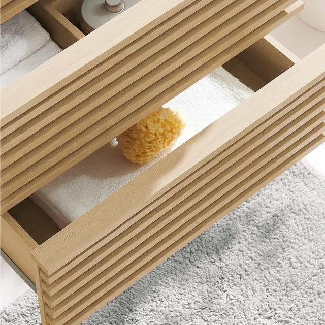 Alt view image 6 of 6 - Render 24" Wall-Mount Bathroom Vanity Cabinet