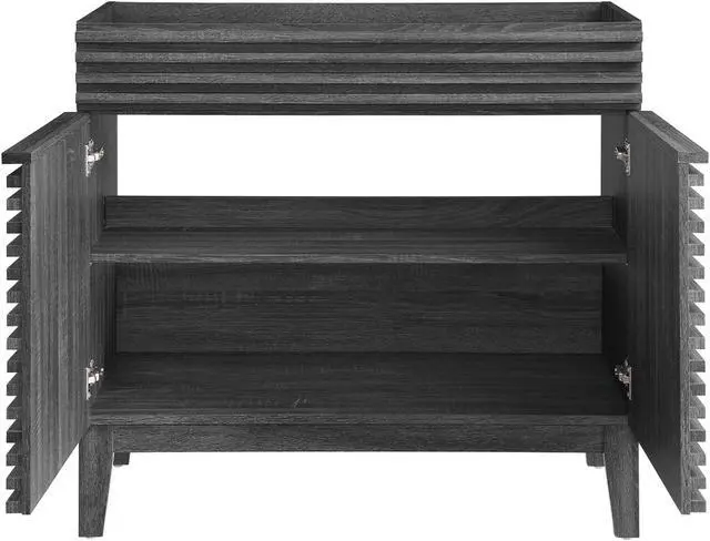 Alt view image 4 of 6 - Render 36" Bathroom Vanity Cabinet