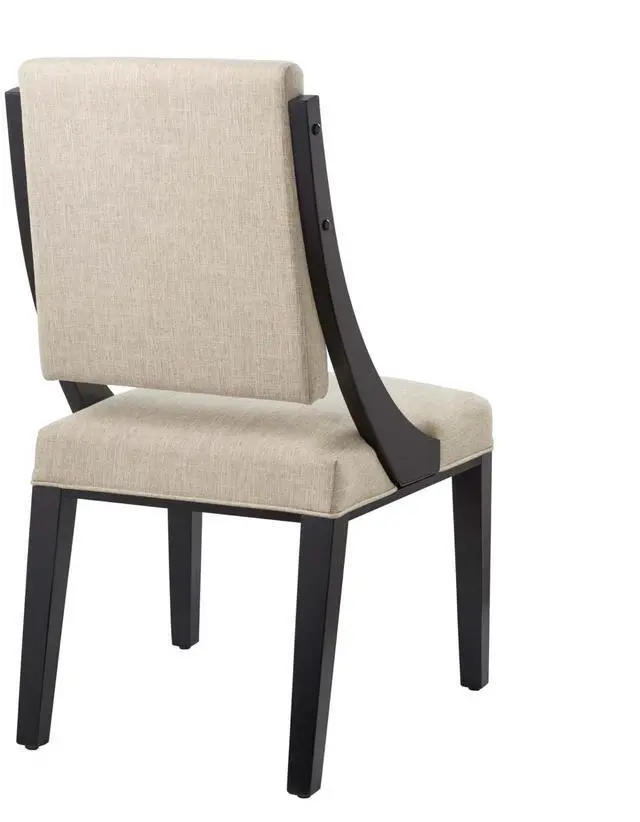 Alt view image 4 of 6 - Cambridge Upholstered Fabric Dining Chairs - Set of 2
