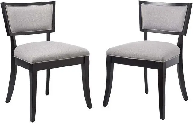 Main image of Pristine Upholstered Fabric Dining Chairs - Set of 2
