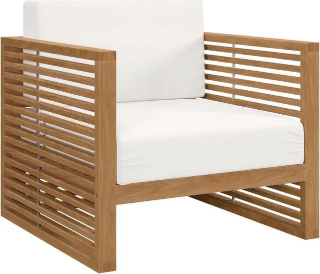 Alt view image 2 of 12 - Carlsbad 3-Piece Teak Wood Outdoor Patio Outdoor Patio Set