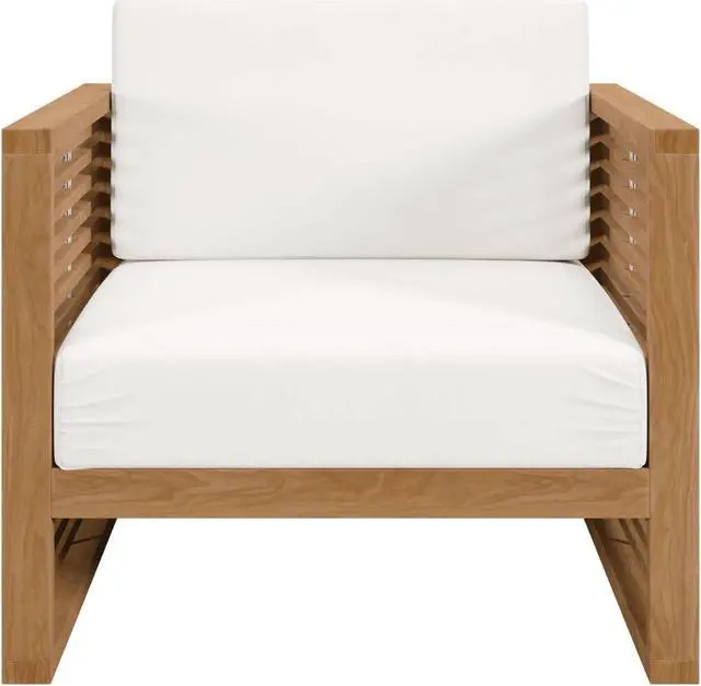 Alt view image 5 of 12 - Carlsbad 3-Piece Teak Wood Outdoor Patio Outdoor Patio Set