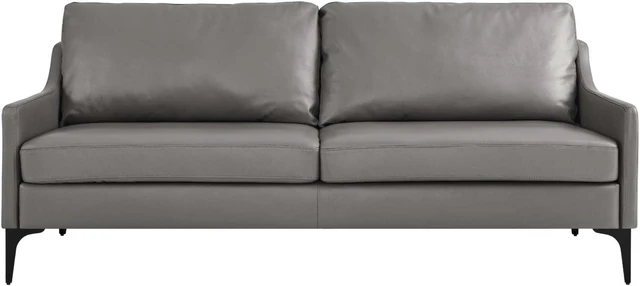 Alt view image 4 of 6 - Corland Leather Sofa