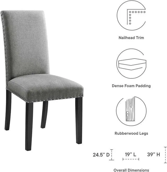 Alt view image 5 of 6 - Parcel Dining Upholstered Fabric Side Chair