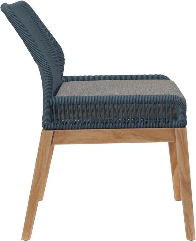 Alt view image 2 of 6 - Wellspring Outdoor Patio Teak Wood Dining Chair