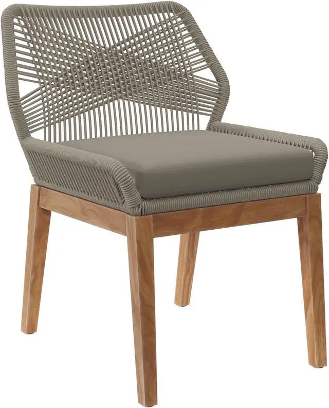 Main image of Wellspring Outdoor Patio Teak Wood Dining Chair