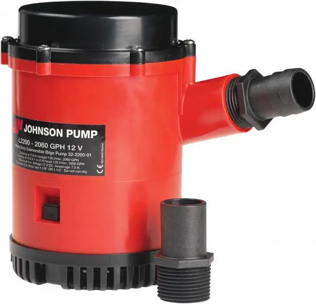 Alt view image 5 of 5 - Hd Bilge Pump, 2200Gph, 12V, No Switch