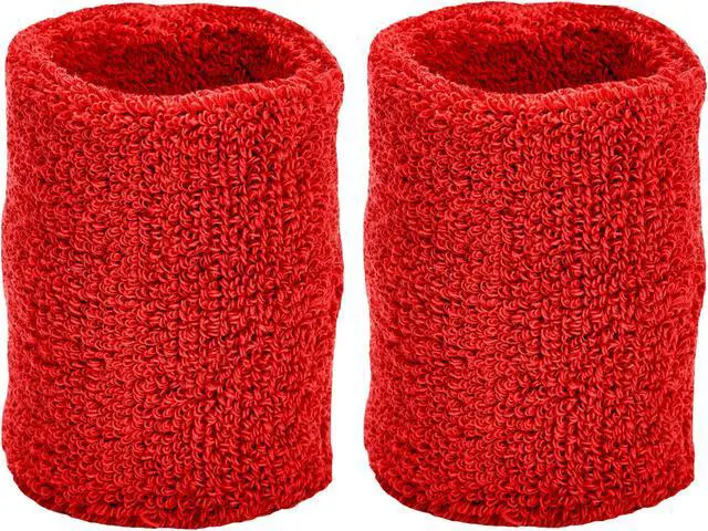 Alt view image 3 of 7 - Multi Color Pack Sports Wristbands for Basketball Leagues, 5 pair of Wristbands per pack