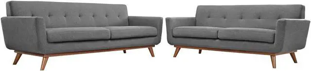 Main image of Engage Loveseat and Sofa Set of 2 - Expectation Gray