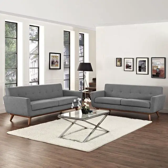 Alt view image 6 of 6 - Engage Loveseat and Sofa Set of 2 - Expectation Gray