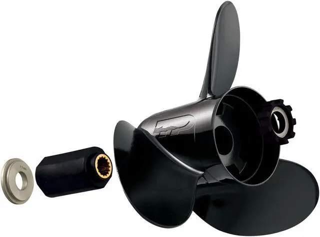 Alt view image 2 of 3 - Aluminum Propeller Rt - 14 x 21- 4-Blade Hustler 4-Blade Rt. Hand Propeller