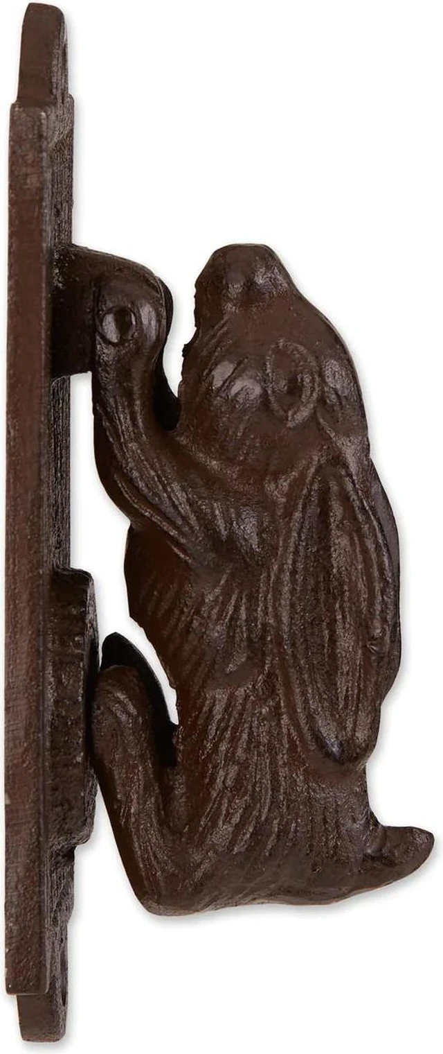Alt view image 8 of 9 - Cast Iron Door Knocker - Rabbit