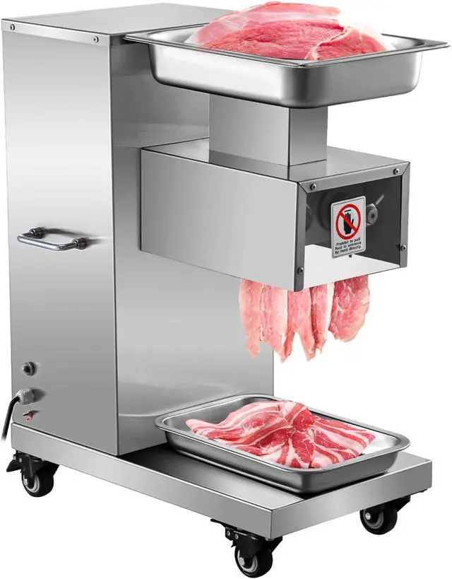 Main image of VEVOR 110v 500kg Output Meat Cutting Machine Meat Cutter Slicer With Blade 750w