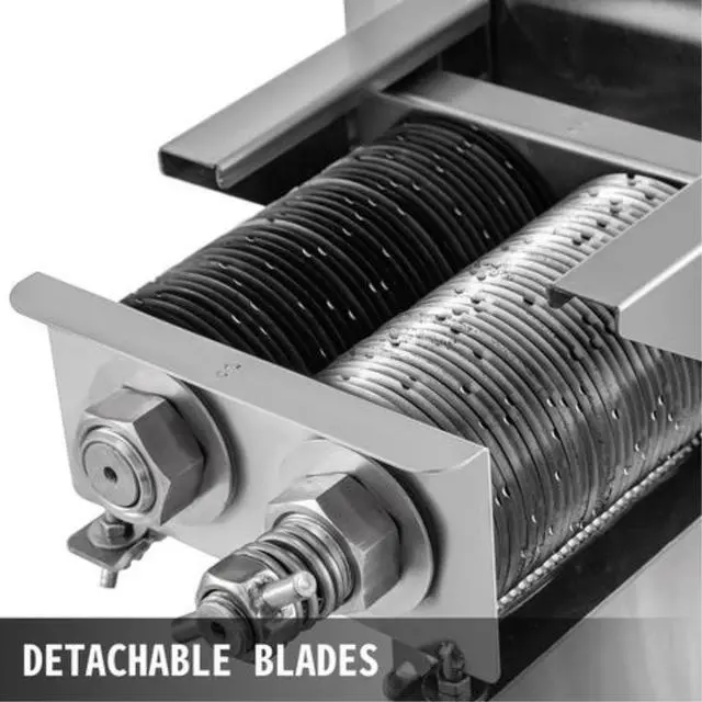 Alt view image 5 of 7 - VEVOR 110v 500kg Output Meat Cutting Machine Meat Cutter Slicer With Blade 750w