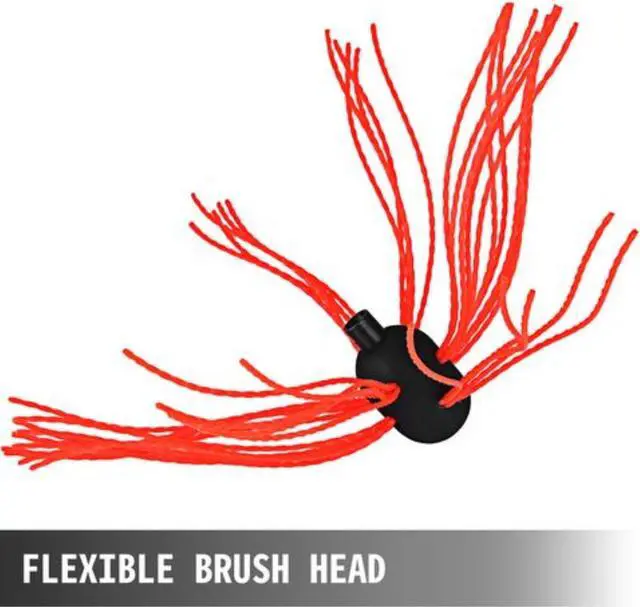 Alt view image 4 of 11 - VEVOR Chimney Sweeping Brush Rotary Chimney Brush 315inch Chimney Brush Rod Kit 8 Rods