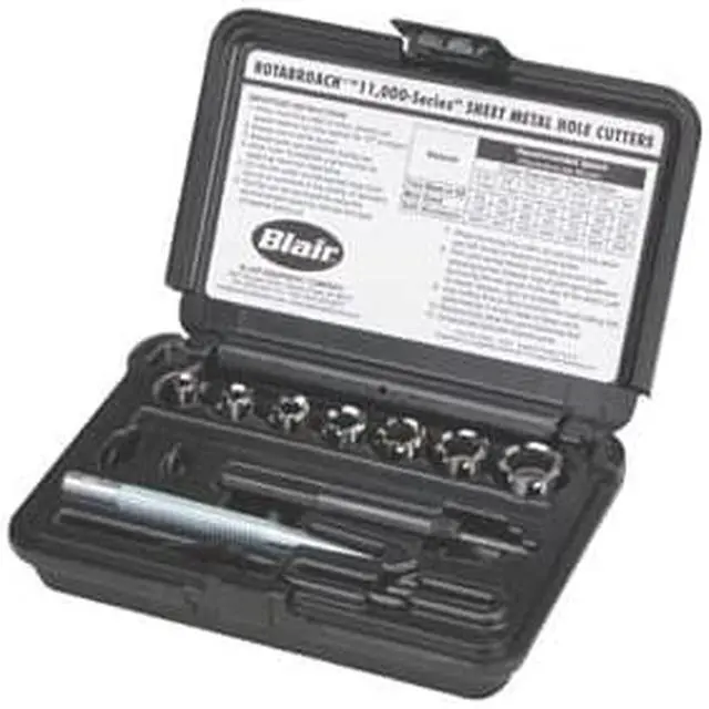 Alt view image 8 of 8 - Blair 11090 15 Piece Rotabroach Spot Weld Cutter, Hole Saw Kit