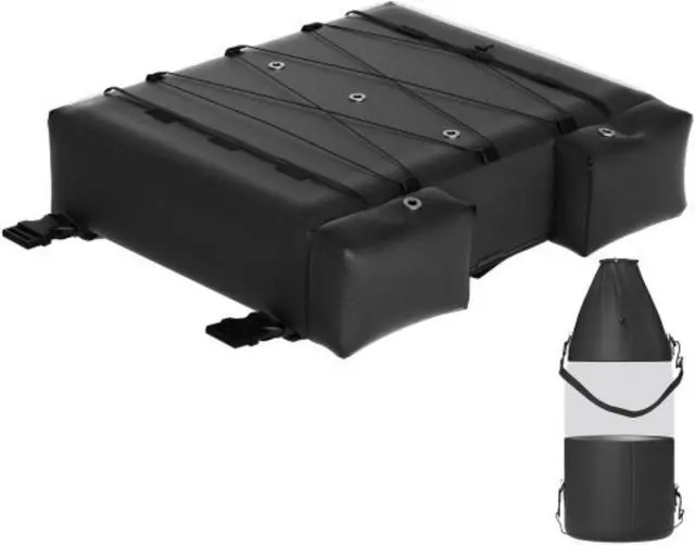 Main image of VEVOR T-Top Storage Bag, for 4 Type II Life Jackets, w/ a Boat Trash Bag, 600D OxfordFabric Life Vests Storage Bag for Most T-Top Boats, Bimini Tops and Pontoon Tops (Life Jackets not Included)