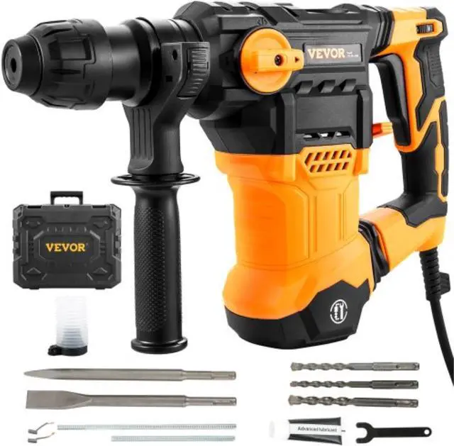 Main image of VEVOR Rotary Hammer Drill Corded Drills 1-1/4" 4 Modes SDS-Plus Chipping Hammers