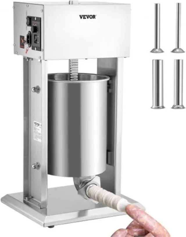 Main image of VEVOR Electric Sausage Stuffer 10L Variable Speed Sausage Maker Stainless Steel