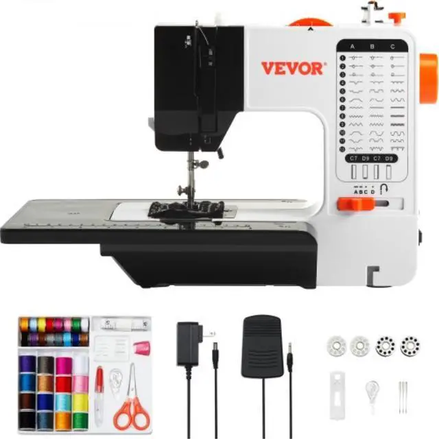 Main image of VEVOR Sewing Machine 38 Stitches Extension Table Pedal Accessory for Home DIY