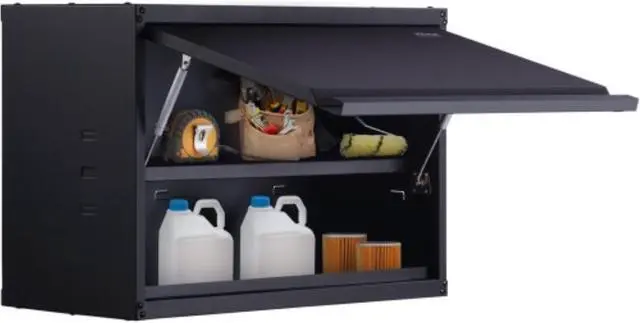 Main image of VEVOR Wall-Mounted Metal Storage Cabinet w/ Adjustable Shelf 120lbs per Shelf