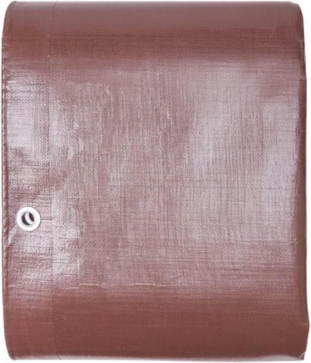 Main image of VEVOR Heavy Duty Tarp, 20x40 ft 16 Mil Extra Thick, Waterproof Poly Plastic Tarps Cover, Multi-Purpose Outdoor Tarpaulin with Grommets & Reinforced Edges for Truck, RV, Boat, Camping (Brown)