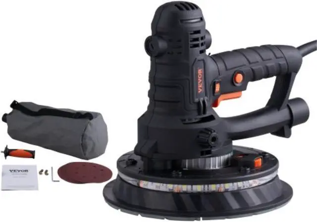 Main image of VEVOR Drywall Sander 800W Brush Motor 1200-2300RPM Variable Speed & Auto Vacuum