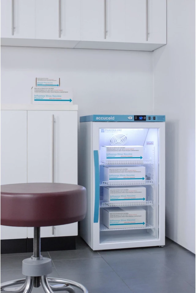 Alt view image 2 of 6 - Pharma-Vac Performance Series 3 cu.ft. all-refrigerator with glass door