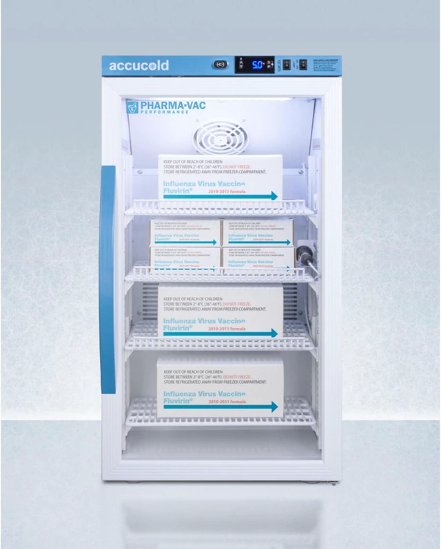 Alt view image 4 of 6 - Pharma-Vac Performance Series 3 cu.ft. all-refrigerator with glass door
